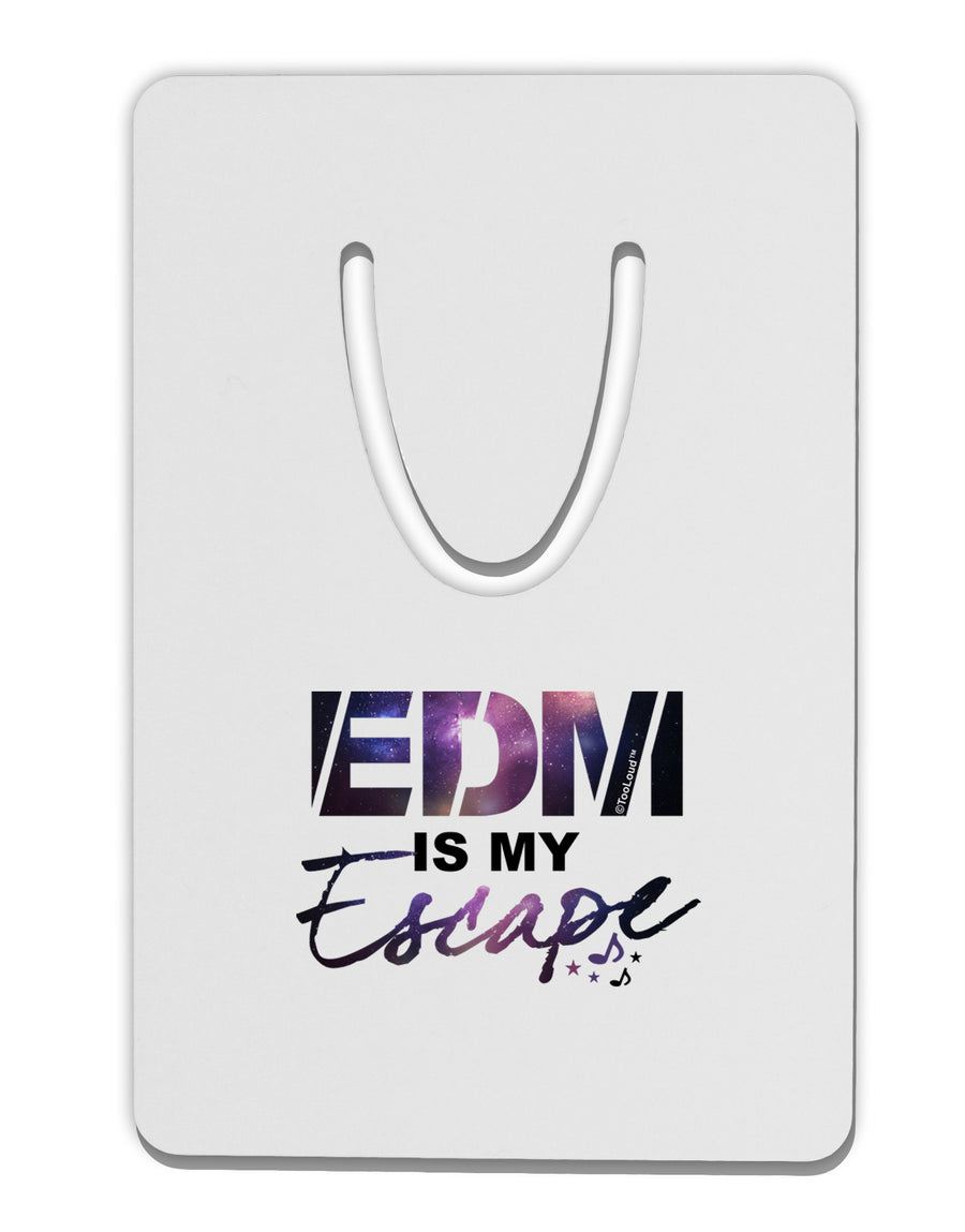 EDM Is My Escape Aluminum Paper Clip Bookmark-Bookmark-TooLoud-White-Davson Sales