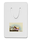 Bighorn Ram WatercolorText Aluminum Paper Clip Bookmark-Bookmark-TooLoud-White-Davson Sales