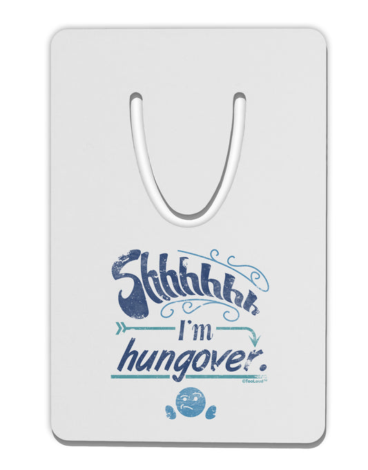 Shhh Im Hungover Funny Aluminum Paper Clip Bookmark by TooLoud-TooLoud-White-Davson Sales