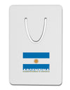 Argentina Flag Aluminum Paper Clip Bookmark-Bookmark-TooLoud-White-Davson Sales