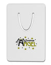 Christmas Angel Text Aluminum Paper Clip Bookmark-Bookmark-TooLoud-White-Davson Sales