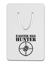 Easter Egg Hunter Distressed Aluminum Paper Clip Bookmark by TooLoud-Bookmark-TooLoud-White-Davson Sales