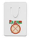 Pa Rum Pum Pum Pum Aluminum Paper Clip Bookmark-Bookmark-TooLoud-White-Davson Sales