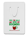 Spike My Eggnog Aluminum Paper Clip Bookmark-Bookmark-TooLoud-White-Davson Sales