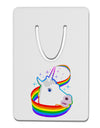 Magical Horn Rainbow Unicorn Aluminum Paper Clip Bookmark-Bookmark-TooLoud-White-Davson Sales