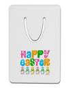 Happy Easter - Tulips Aluminum Paper Clip Bookmark by TooLoud-Bookmark-TooLoud-White-Davson Sales