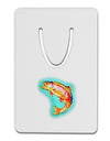 Rainbow Trout WaterColor Aluminum Paper Clip Bookmark-Bookmark-TooLoud-White-Davson Sales