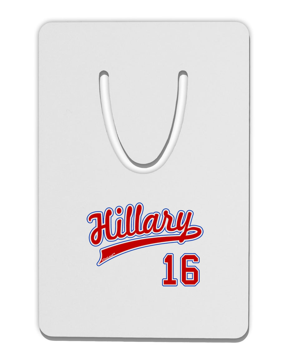 Hillary Jersey 16 Aluminum Paper Clip Bookmark-Bookmark-TooLoud-White-Davson Sales