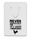 A Woman With Chickens Aluminum Paper Clip Bookmark by TooLoud-Bookmark-TooLoud-White-Davson Sales