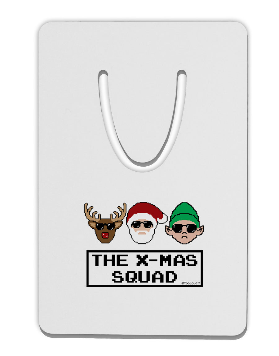 The X-mas Squad Text Aluminum Paper Clip Bookmark-Bookmark-TooLoud-White-Davson Sales