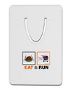 Eat & Run Black Friday Aluminum Paper Clip Bookmark-Bookmark-TooLoud-White-Davson Sales