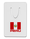 Peru Flag Aluminum Paper Clip Bookmark-Bookmark-TooLoud-White-Davson Sales