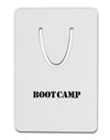 Bootcamp Military Text Aluminum Paper Clip Bookmark-Bookmark-TooLoud-White-Davson Sales
