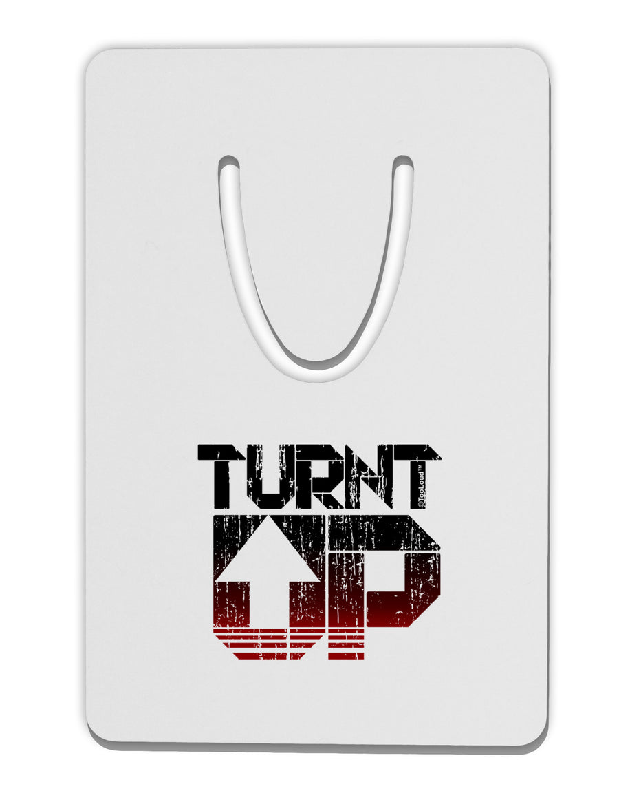 TooLoud Turnt Up Distressed Aluminum Paper Clip Bookmark-Bookmark-TooLoud-White-Davson Sales