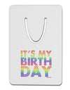 It's My Birthday - Candy Colored Dots Aluminum Paper Clip Bookmark by TooLoud-Bookmark-TooLoud-White-Davson Sales