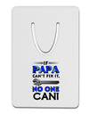 If Papa Can't Fix It Aluminum Paper Clip Bookmark-Bookmark-TooLoud-White-Davson Sales