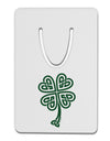 Celtic Knot 4 Leaf Clover St Patricks Aluminum Paper Clip Bookmark-Bookmark-TooLoud-White-Davson Sales