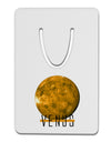 Planet Venus Text Aluminum Paper Clip Bookmark by TooLoud-Bookmark-TooLoud-White-Davson Sales