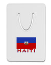 Haiti Flag Aluminum Paper Clip Bookmark-Bookmark-TooLoud-White-Davson Sales