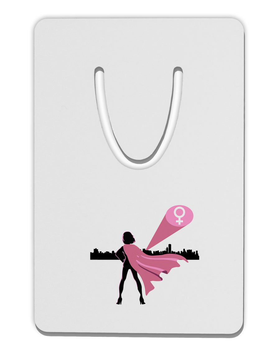 Girl Power Women's Empowerment Aluminum Paper Clip Bookmark by TooLoud-Bookmark-TooLoud-White-Davson Sales
