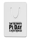 The Ultimate Pi Day Text Aluminum Paper Clip Bookmark by TooLoud-Bookmark-TooLoud-White-Davson Sales