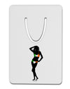 Irish Flag Bikini Shadow Aluminum Paper Clip Bookmark by TooLoud-Bookmark-TooLoud-White-Davson Sales