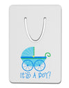 It's a Boy - Baby Boy Carriage Aluminum Paper Clip Bookmark-Bookmark-TooLoud-White-Davson Sales