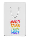 Hardcore Feminist - Rainbow Aluminum Paper Clip Bookmark-Bookmark-TooLoud-White-Davson Sales