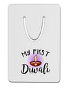 My First Diwali Aluminum Paper Clip Bookmark by TooLoud-Bookmark-TooLoud-White-Davson Sales