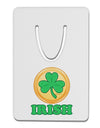 Shamrock Button - Irish Aluminum Paper Clip Bookmark by TooLoud-Bookmark-TooLoud-White-Davson Sales