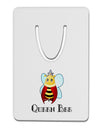 Queen Bee Text Aluminum Paper Clip Bookmark by TooLoud-Bookmark-TooLoud-White-Davson Sales