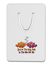 Kissy Clownfish Only Fish In The Sea Aluminum Paper Clip Bookmark-Bookmark-TooLoud-White-Davson Sales