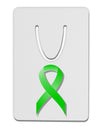 Lyme Disease Awareness Ribbon - Lime Green Aluminum Paper Clip Bookmark-Bookmark-TooLoud-White-Davson Sales