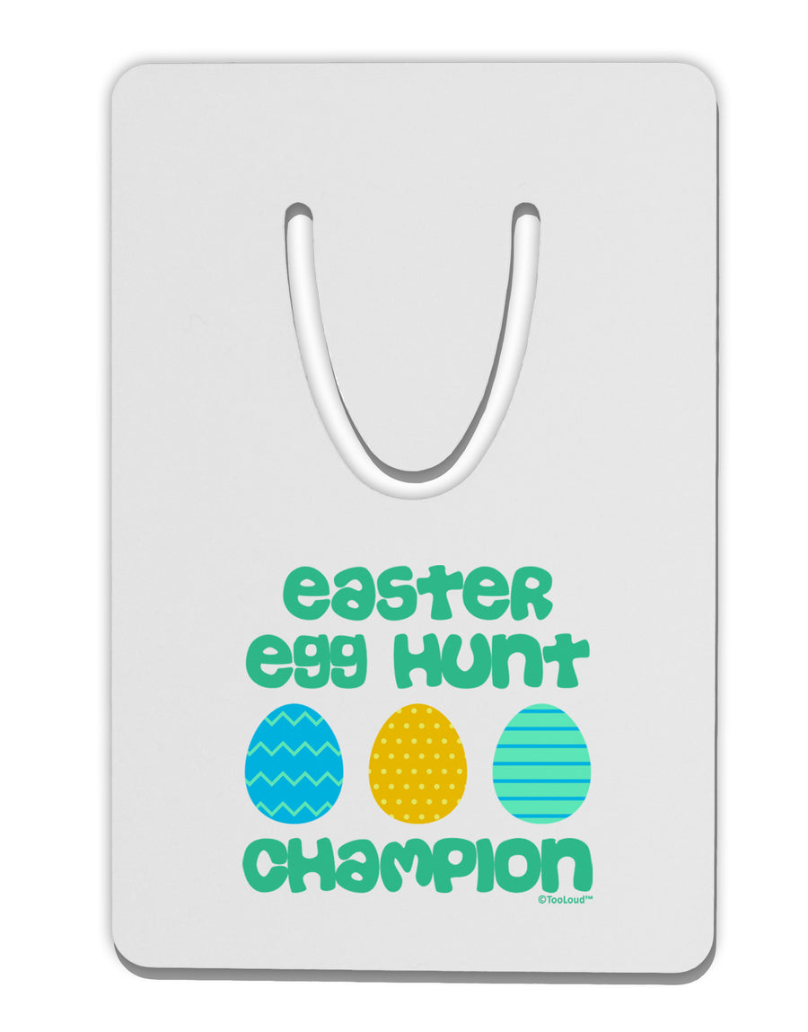 Easter Egg Hunt Champion - Blue and Green Aluminum Paper Clip Bookmark by TooLoud-Bookmark-TooLoud-White-Davson Sales