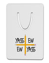 Charlie Charlie Challenge - Funny Aluminum Paper Clip Bookmark-Bookmark-TooLoud-White-Davson Sales