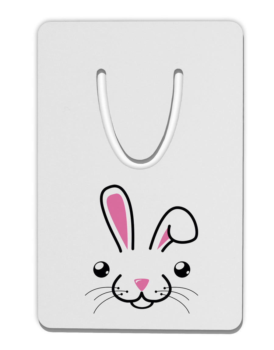 Cute Bunny Face Aluminum Paper Clip Bookmark-Bookmark-TooLoud-White-Davson Sales