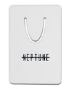 Planet Neptune Text Only Aluminum Paper Clip Bookmark by TooLoud-Bookmark-TooLoud-White-Davson Sales