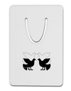 Four Calling Birds Aluminum Paper Clip Bookmark-Bookmark-TooLoud-White-Davson Sales