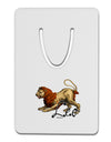 Leo Color Illustration Aluminum Paper Clip Bookmark-Bookmark-TooLoud-White-Davson Sales