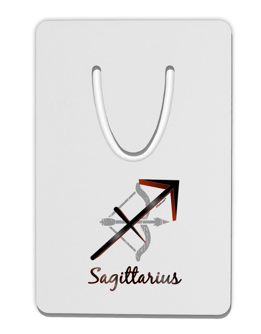 Sagittarius Symbol Aluminum Paper Clip Bookmark-Bookmark-TooLoud-White-Davson Sales