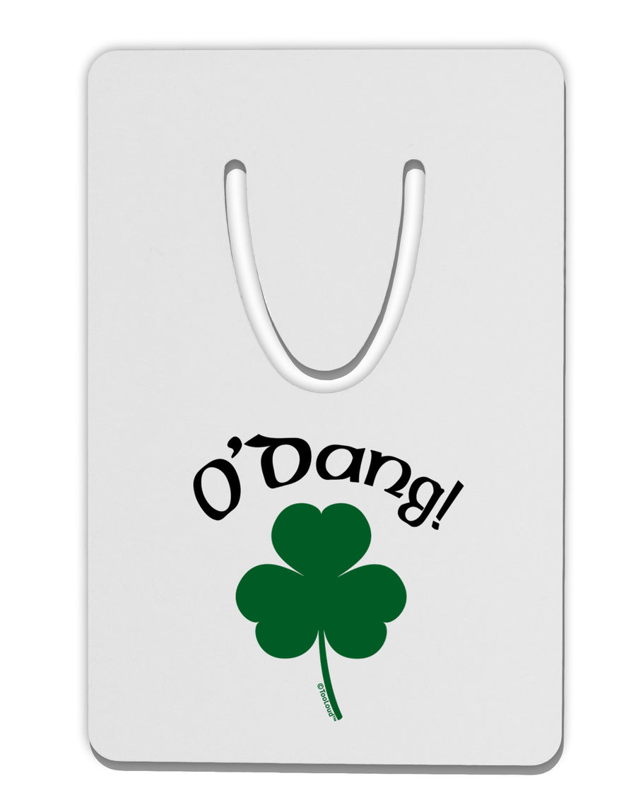 O'Dang - St Patrick's Day Aluminum Paper Clip Bookmark-Bookmark-TooLoud-White-Davson Sales