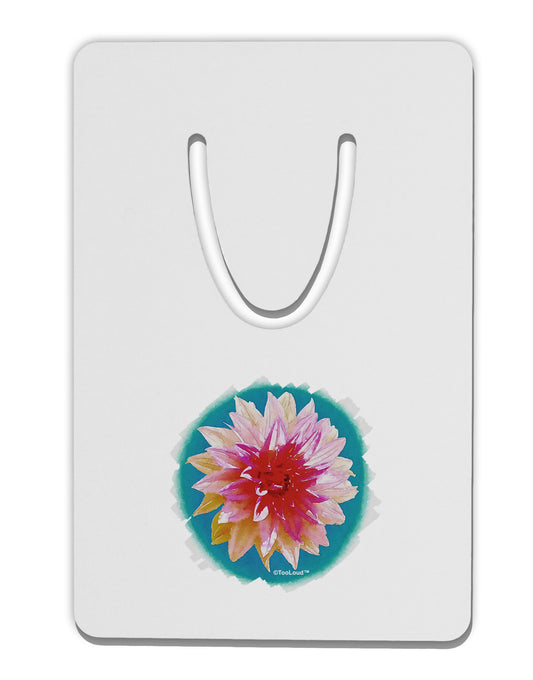 Watercolor Flower Aluminum Paper Clip Bookmark-Bookmark-TooLoud-White-Davson Sales