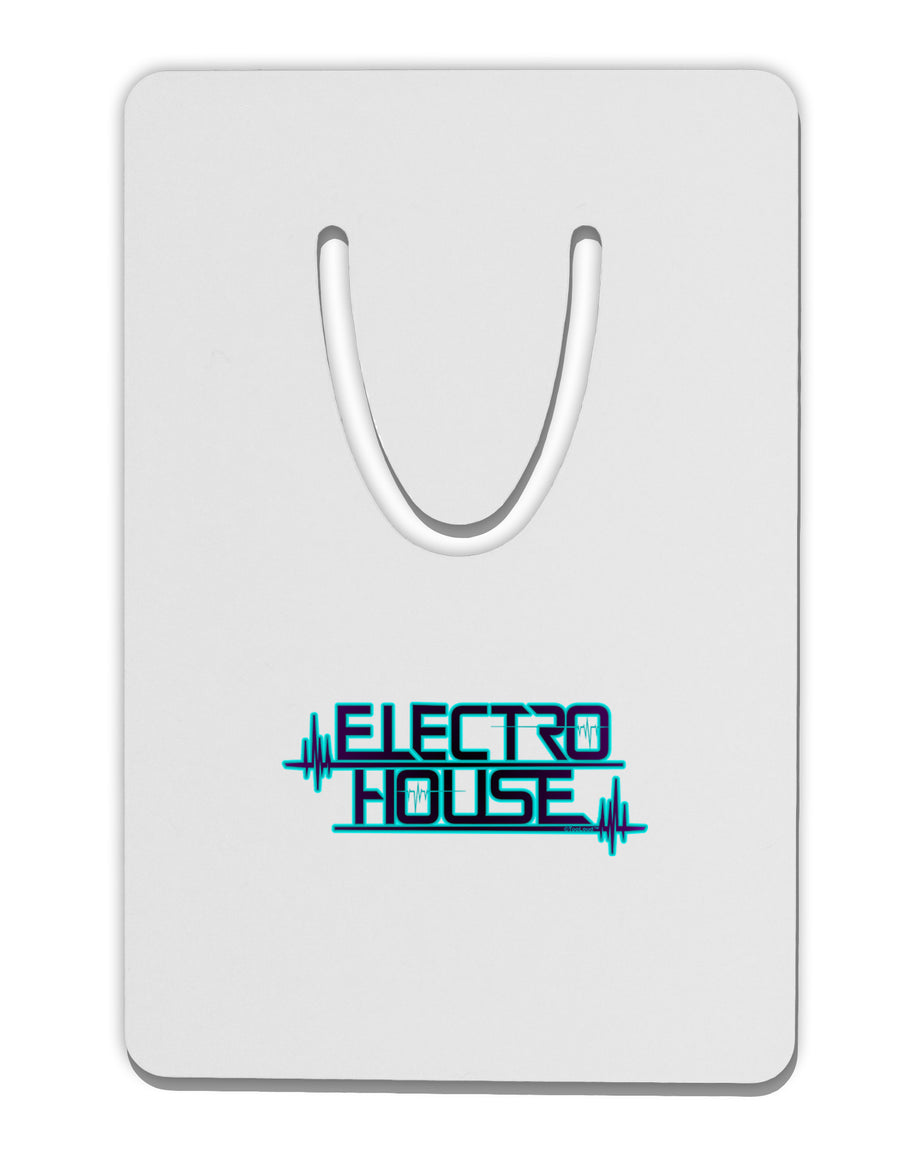 Electro House Bolt Aluminum Paper Clip Bookmark-Bookmark-TooLoud-White-Davson Sales