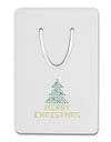 Merry Christmas Sparkles Aluminum Paper Clip Bookmark-Bookmark-TooLoud-White-Davson Sales