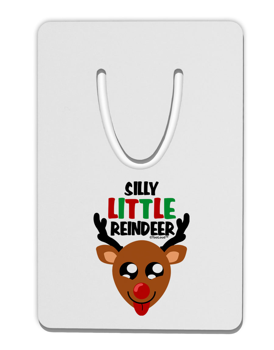 Silly Little Reindeer Matching Deer Aluminum Paper Clip Bookmark-Bookmark-TooLoud-White-Davson Sales