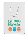 Lil' Egg Hunter - Easter - Green Aluminum Paper Clip Bookmark by TooLoud-Bookmark-TooLoud-White-Davson Sales