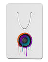 Paint Drips Speaker Aluminum Paper Clip Bookmark-Bookmark-TooLoud-White-Davson Sales