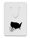 American Roots Design Aluminum Paper Clip Bookmark by TooLoud-Bookmark-TooLoud-White-Davson Sales