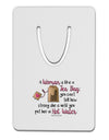 Woman Like A Tea Bag Eleanor R Aluminum Paper Clip Bookmark-Bookmark-TooLoud-White-Davson Sales
