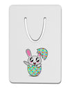 Bunny Hatching From Egg Aluminum Paper Clip Bookmark-Bookmark-TooLoud-White-Davson Sales